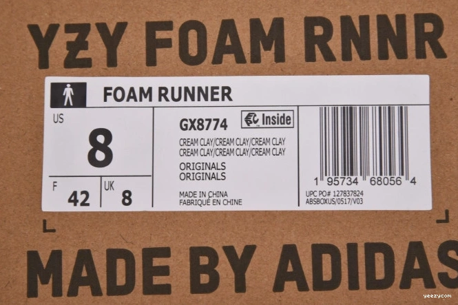 Adidas Foam MX Cream GX8774 RNNR Yeezy Clay 1213